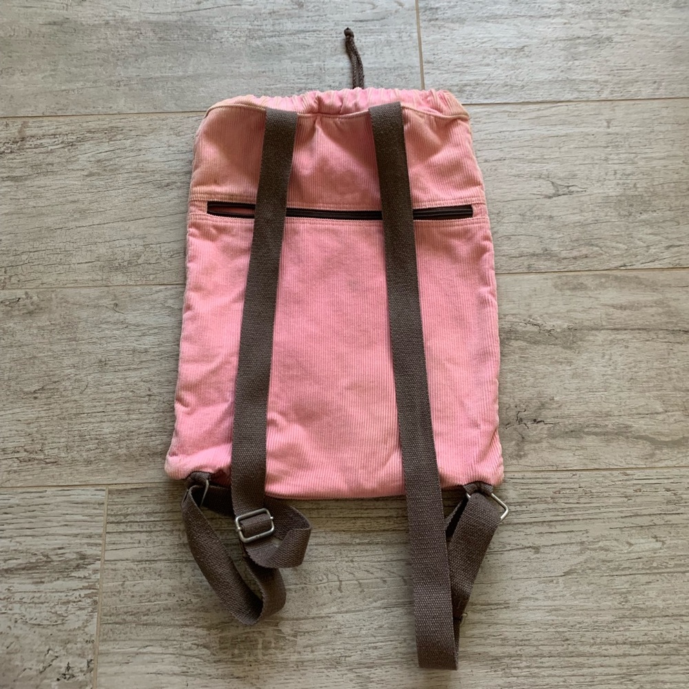 Pink drawstring bag - Picture 2 of 2